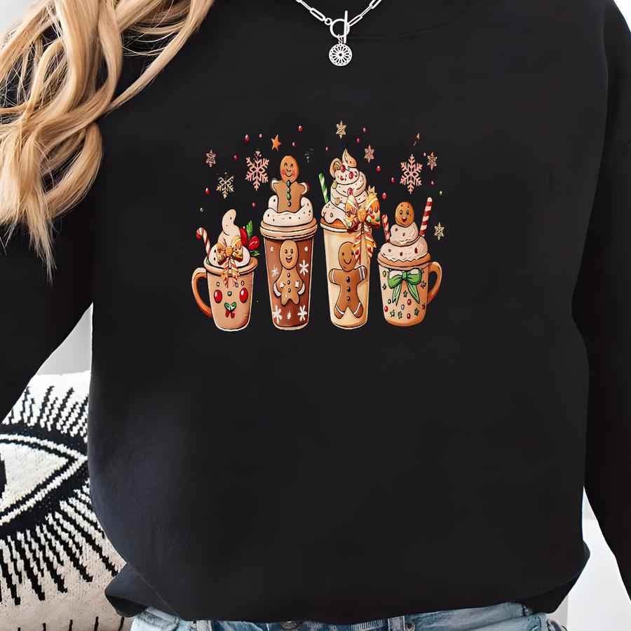Christmas Calories Don't Count Shirt, Funny Christmas Shirt, Christmas Snacks Tee, Holiday Women Gift, Cookie Lover Shirt, Xmas Latte Shirt Sweatshirt