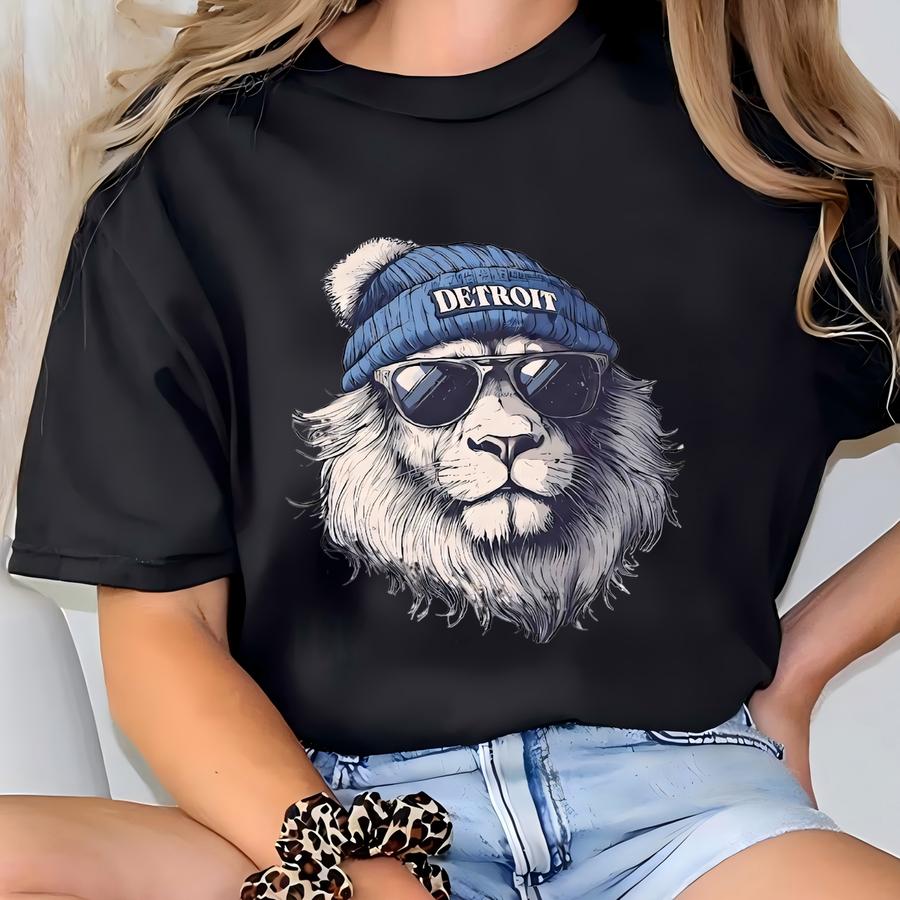 Vintage Detroit Football Crop Top, Mascot Game Day Crop Top, Detroit Football Crop Top, Game Day Outfit Crop Top, Detroit Fan Crop Top T-shirt