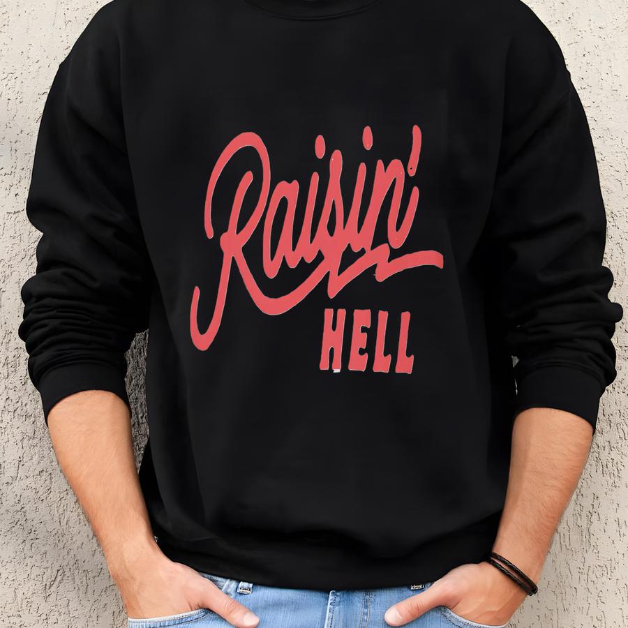 Raisin’ Retro Ringer Tee Sweatshirt