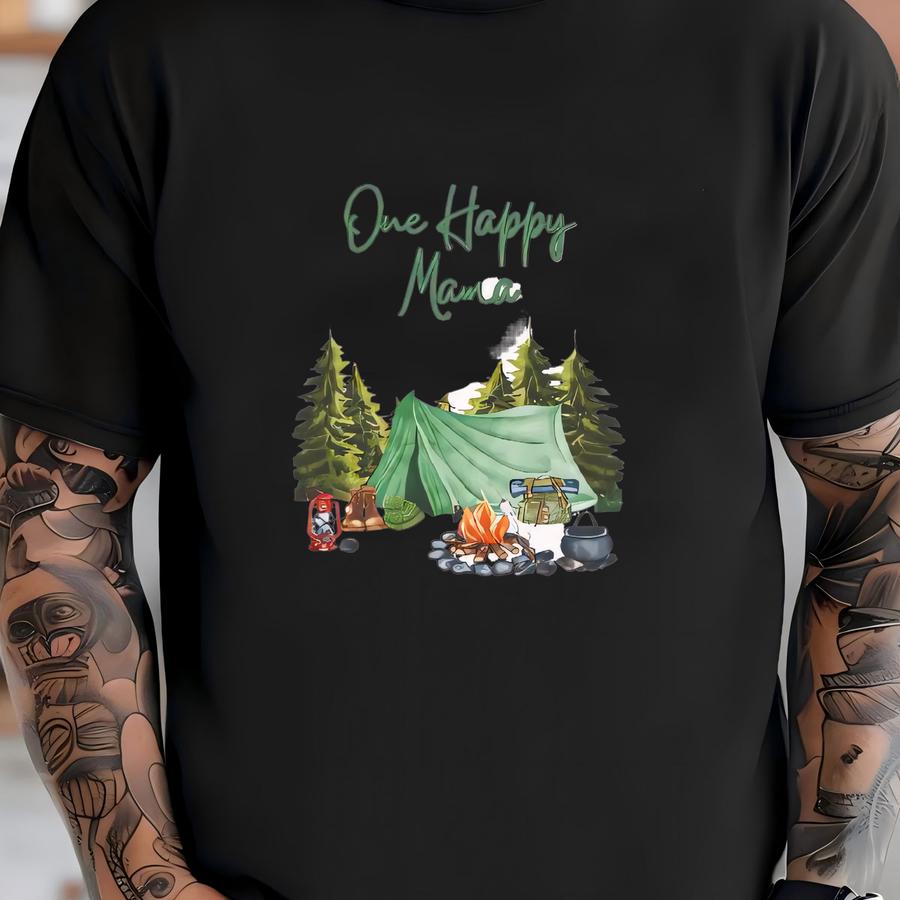 Happy Camper Tee For Mama T-shirt