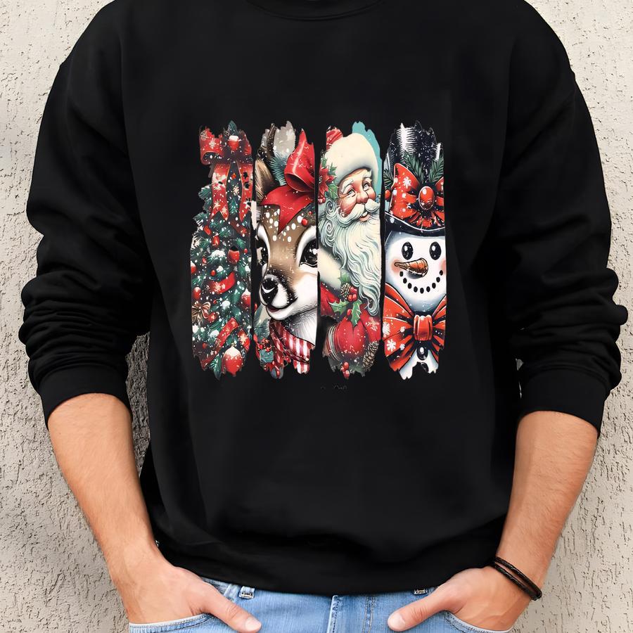 Christmas Shirt, It's The Most Wonderful Time Shirt, Long Sve Christmas Shirt For Women, Vintage Retro Santa, Cute Snowman Sweatshirt Christmas Shirt, It's The Most Wonderful Time Shirt, Long Sve Christmas Shirt For Women, Vintage Retro Santa, Cute Snowman Sweatshirt