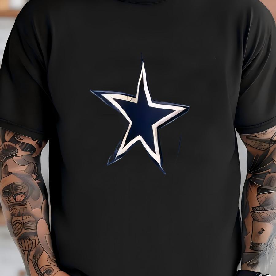 Vintage 90s Game Day Cowboys Faux Leather Bomber Jacket // Xl T-shirt