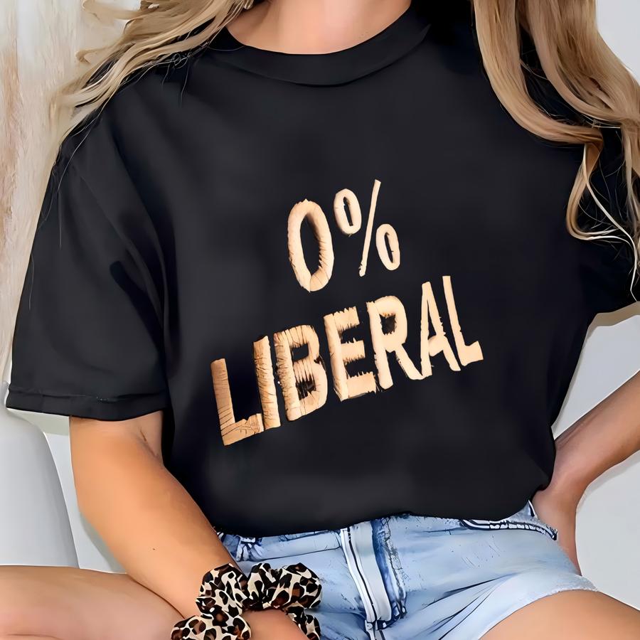 0% Liberal Baseball Cap, Conservative Y Washed Hat, Republican Cap, American Patriot, Medical Freedom Hat T-shirt