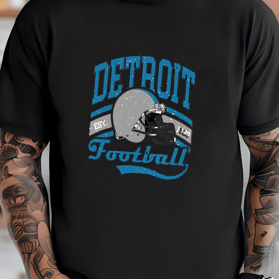 Detroit Football Shirt , Vintage Detroit Football Shirt , Toddler Detroit Football , Game Day, Football Season Team Gift Shirt, Kids Shirt T-shirt