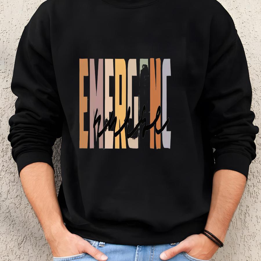 Emergency Nurse Sweatshirt, Er Nurse Hoodie, Emergency Department Rn Gift Shirt, Grad Nurse Crewneck, Ed Nurse Sweater Sweatshirt