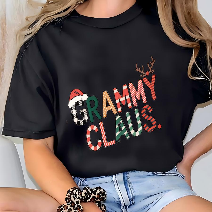 Grammy Claus Sweatshirt,grammy Christmas Shirt,grammy Claus Shirt,grandma Christmas Shirt,grandma Christmas Gift,crewneck Shirts T-shirt