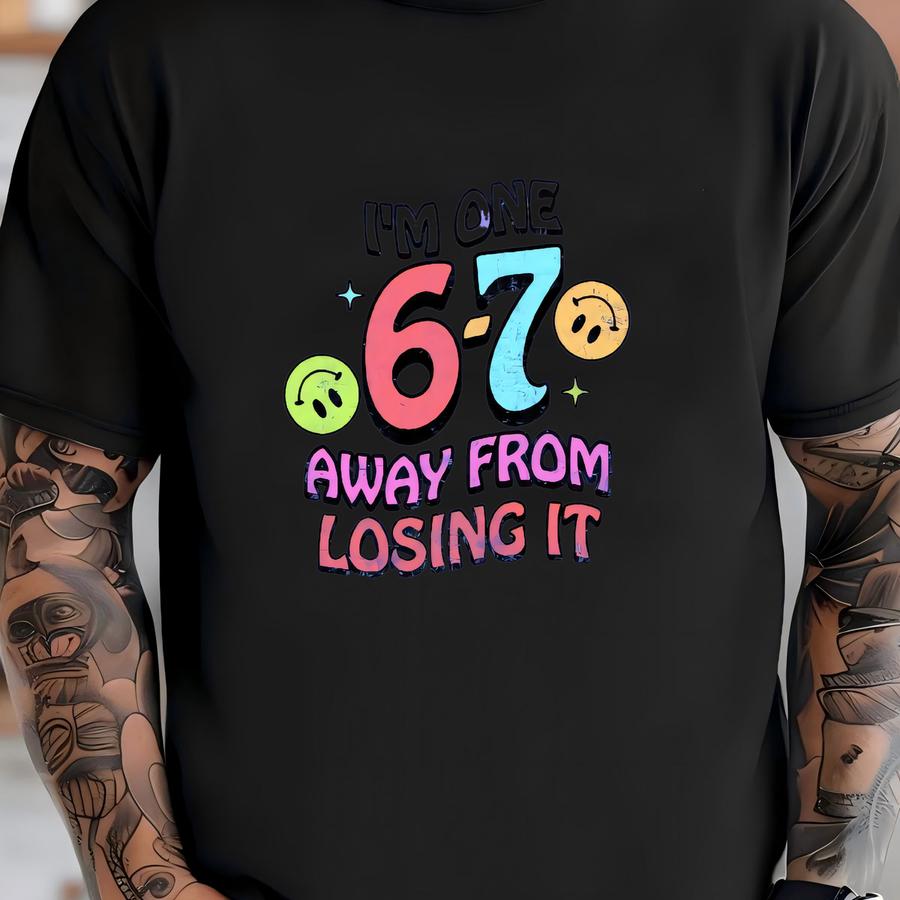 6-7 Viral Hoodie | Funny Mom Graphic Tee T-shirt