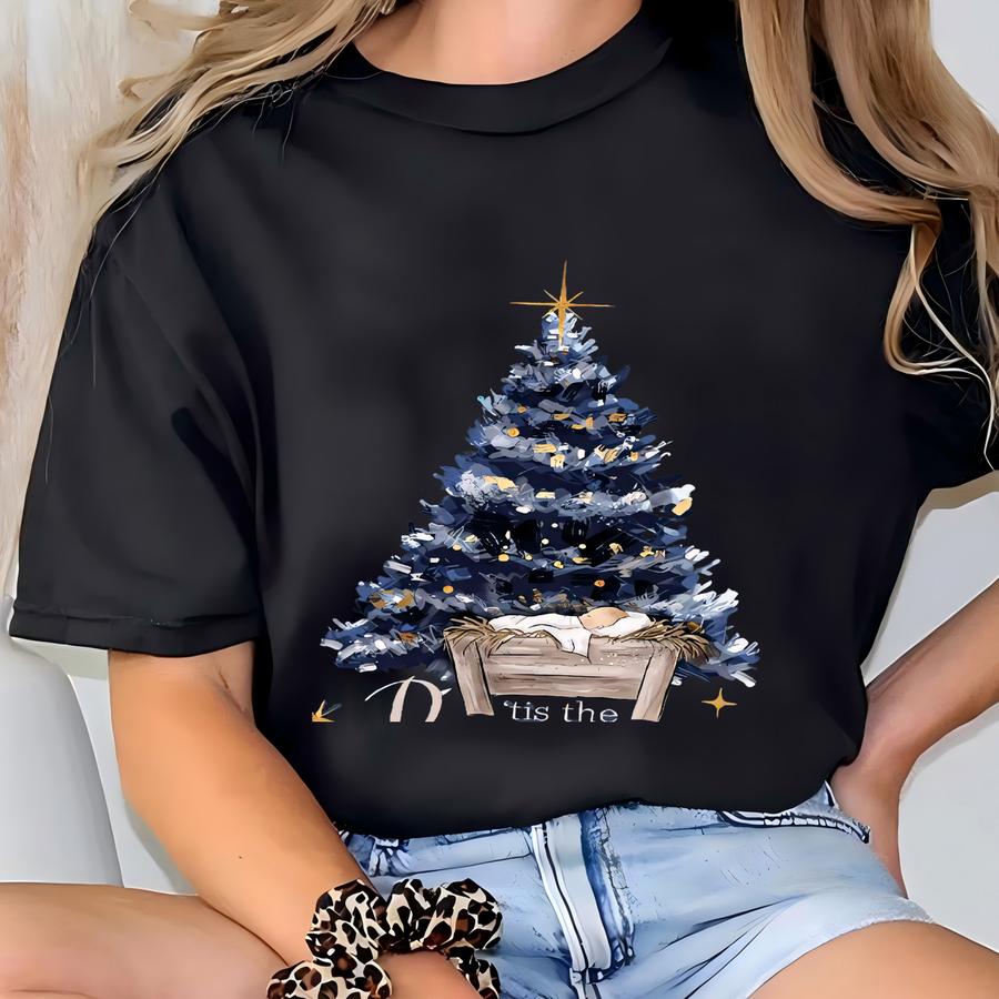 ® Greatest Gift Of All, Nativity Shirt, Christian Christmas Shirt, Religious Christmas Shirt, Merry Christmas Tee, Bible Verse T-shirt