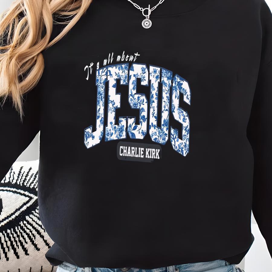 It's All About Jesus - Tee, Unisex T-shirt, Christian Apparel Sweatshirt