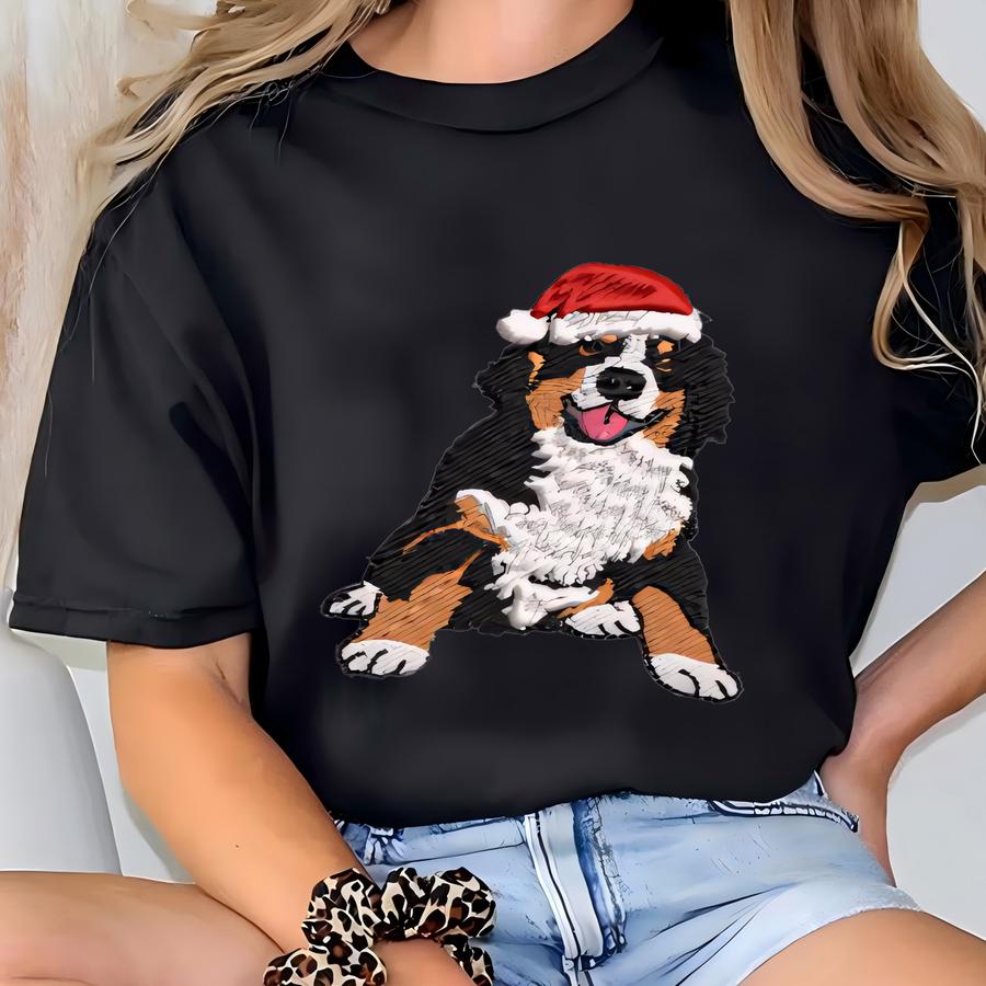 Christmas Bernese Mountain Dog Sweatshirt Christmas Dog Sweatshirt Bernese Mountain Dog Sweatshirt Dog Mom Gifts T-shirt