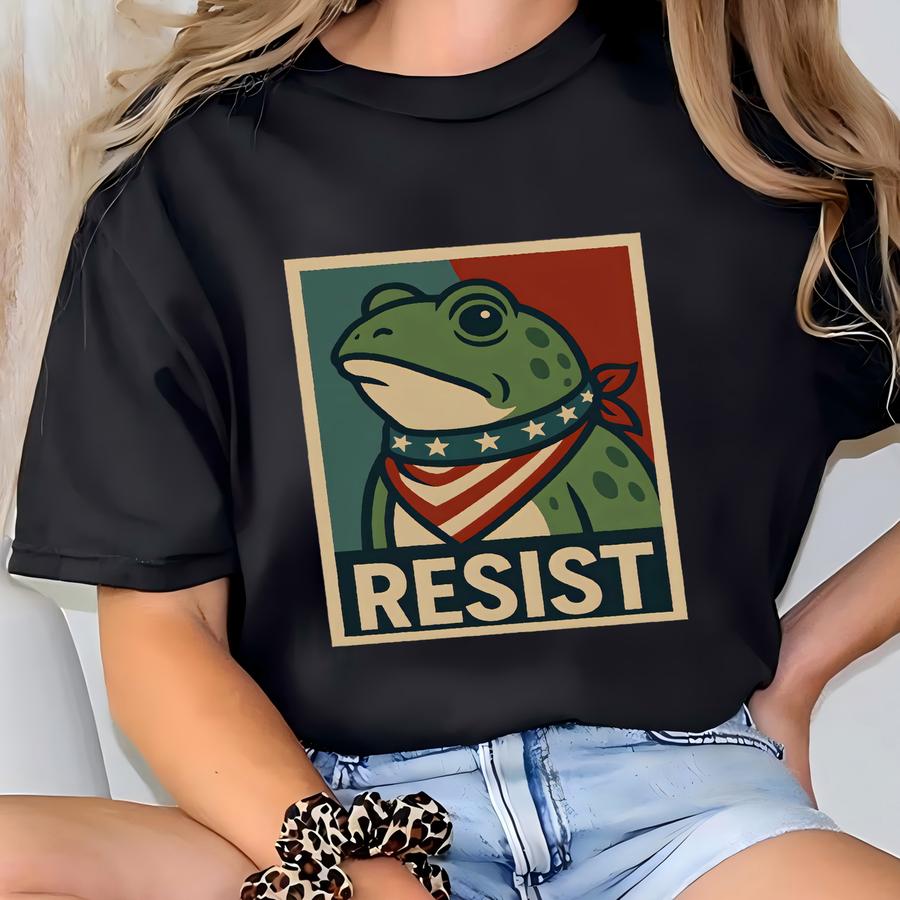 Portland Frog Protest Sweatshirt, Anti Ice Shirt, Anti Fascism Shirt, Anti Shirt, Political Shirt, Anti Fascism Tee, Resistance Shirt T-shirt
