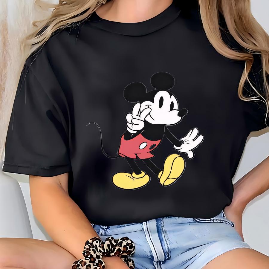 Retro  Baby Tee, Classic Baby Tee, Y2k 90s Style Mouse Tee, Magic Kingdom Shirts, Retro Lover Baby Tee T-shirt