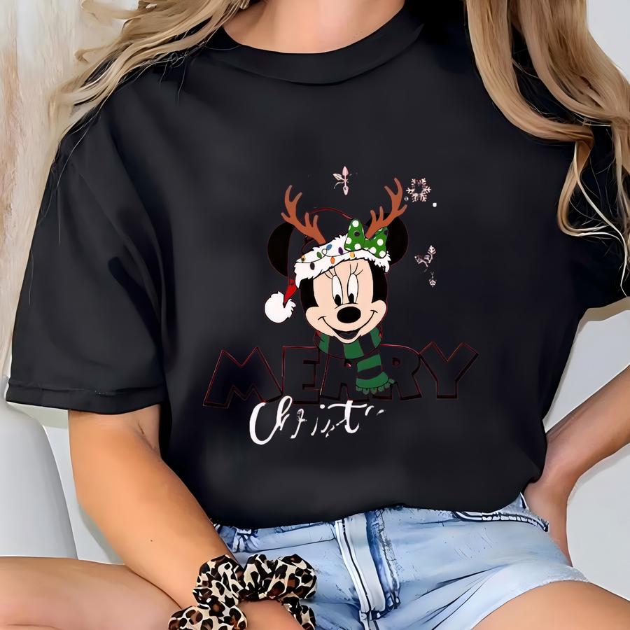 ’s Very Merry Christmas Sweatshirt 2025, Double Sided Santa Shirt, Christmas Lights Hoodie, And Friends Holiday,s65 T-shirt