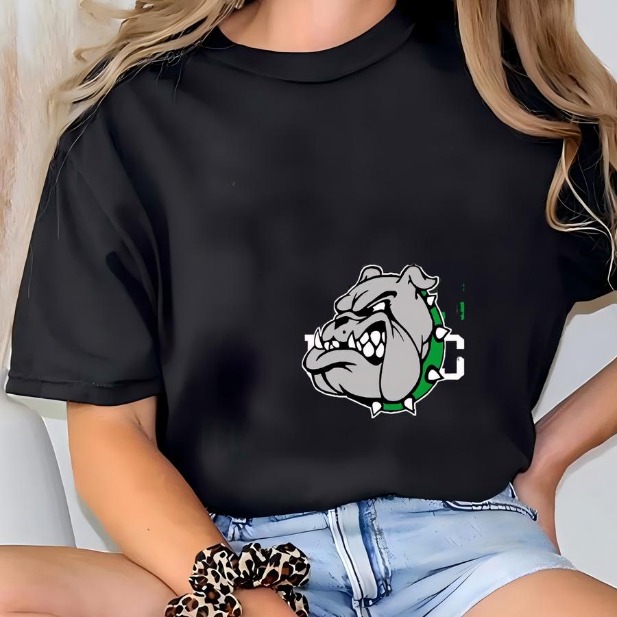 Bulldogs Sweatshirt Bulldog Mascot Shirt Custom Mascot Shirt School Spirit Shirt Football Shirt Game Day Shirt Retro Custom School Shirt T-shirt