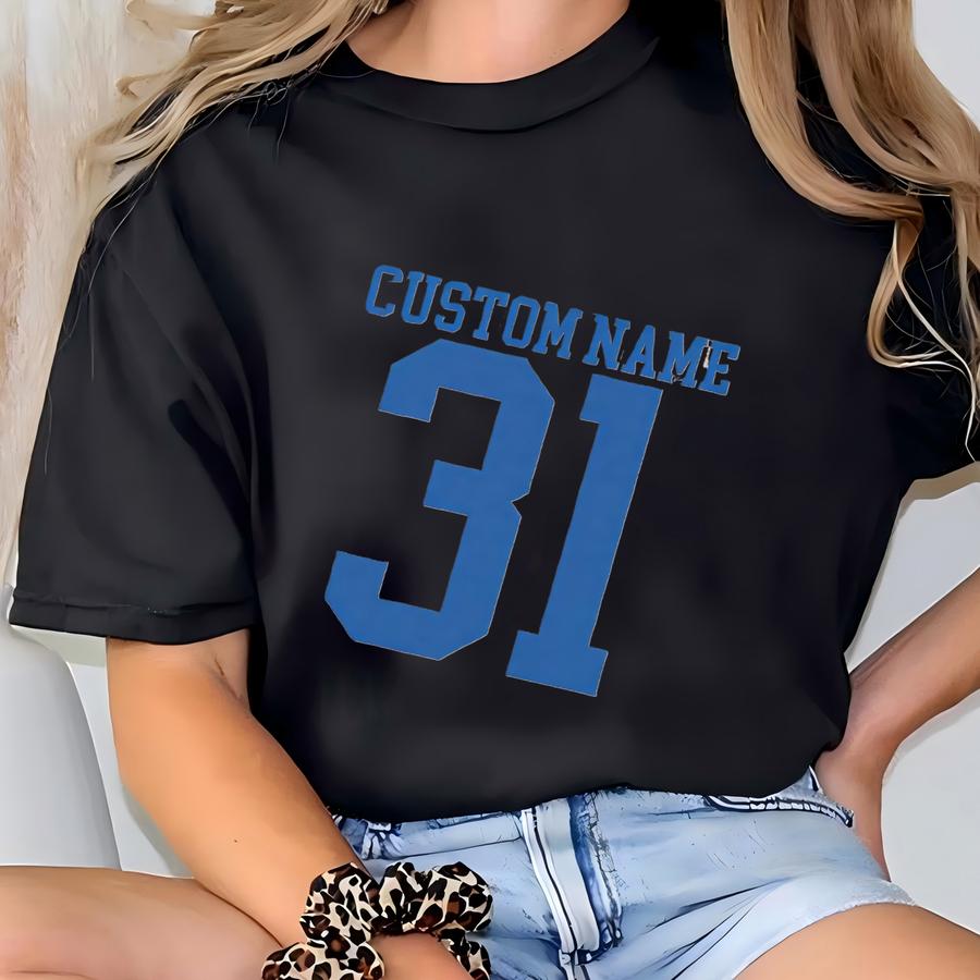 Custom Hockey Shirt, Hockey Jersey Numbers, Hockey Team Shirt, Proud Hockey Mom Gift, Custom Sports Number Shirt, Customized Jersey T-shirt