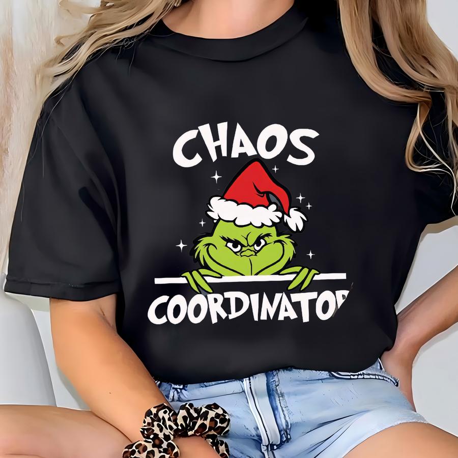 Chaos Coordinator Shirt, , The Christmas Shirt, Funny Christmas Shirt, Mas Holiday Shirt, Xmas Tee, 163937 T-shirt