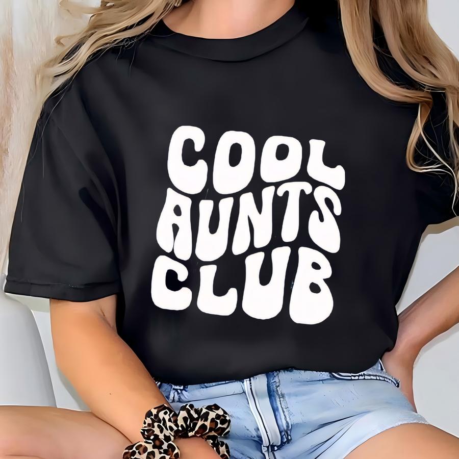® Cool Aunts Club Shirt, Auntie Shirt, New Aunt Gift, Pregnancy Announcement, Gift For Aunt To Be Tee, Pregnancy Reveal T-shirt