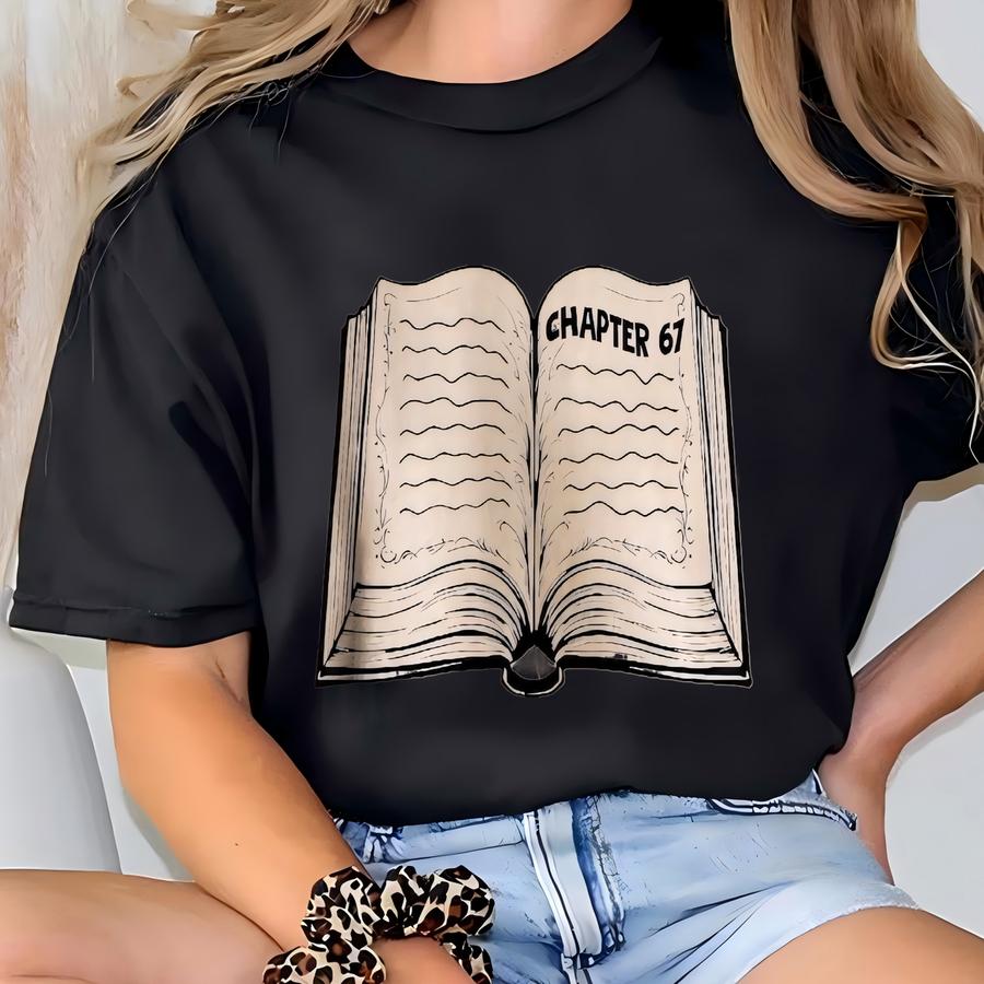 Chapter 67 Librarian Shirt, Six Seven Shirt Book Lover Reading Tee, Literary Teacher Sweatshirt, Library Gift For Readers, Funny 6 7 Shirt T-shirt