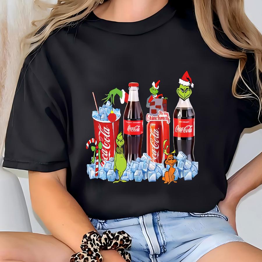 Diet Coke Christmas Sweatshirt, Youth Holiday Hoodie, Cute Soda Lover Outfit, Festive Drink Inspired, Christmas Character Hoodie For Kids T-shirt