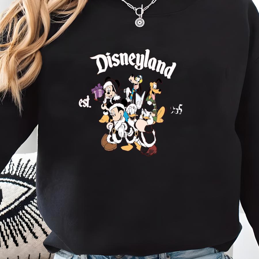 Land Christmas Est 1955 Sweatshirt, World All Characters Xmas Sweater, Xmas Family Gift Sweatshirt