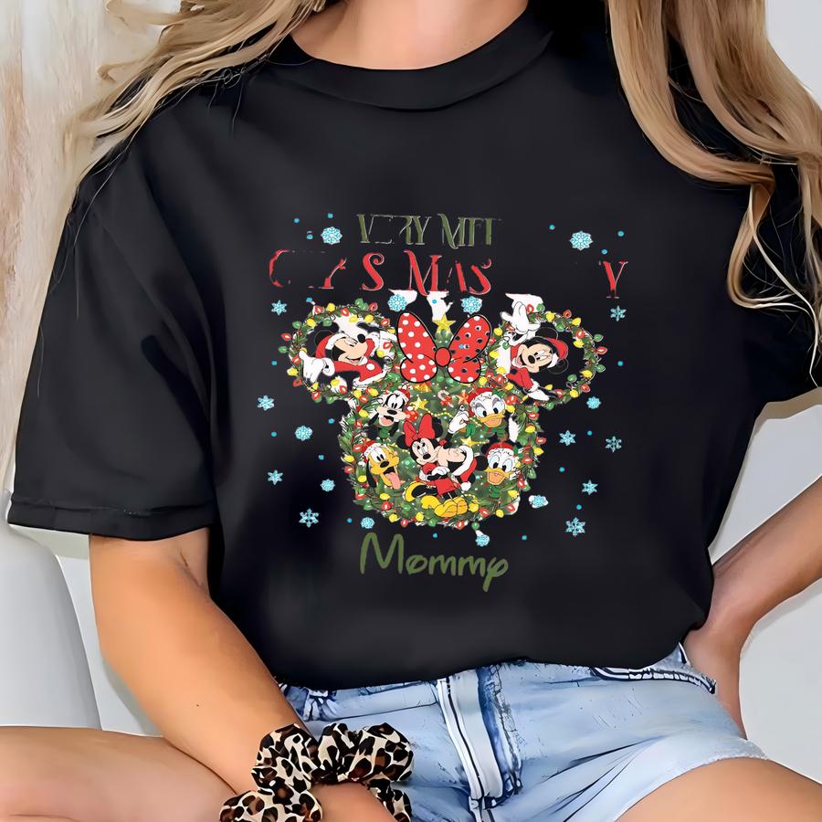 Christmas Tee, ’s Very Merry Christmas Party Shirt,  Friends Christmas Sweatshirt, Land Xmas Family Holiday Shirt T-shirt