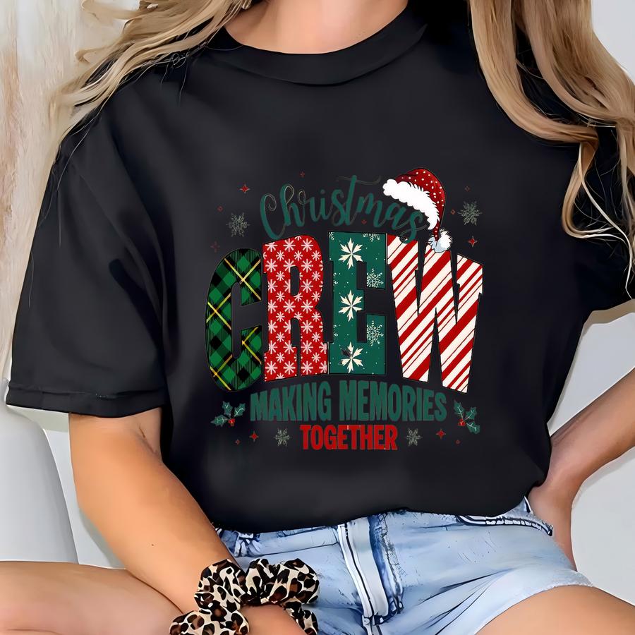 Christmas Crew Sweatshirt, Christmas Shirt, Christmas Group Sweater, Christmas Family Matching Hoodies, Christmas Party Outfit T-shirt