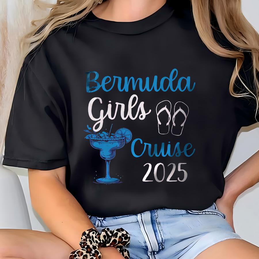 Custom Matching Girl's Trip Shirt: Personalized Flip Flop Margarita Tee Group Unisex T-shirt