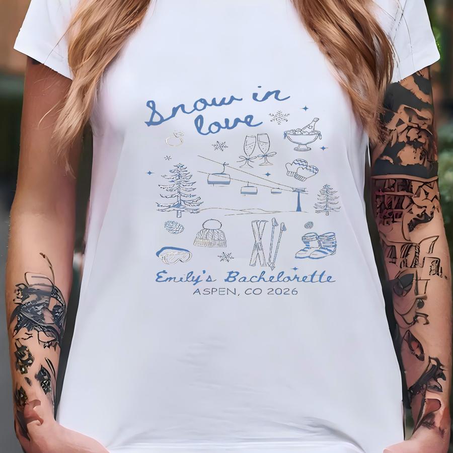 Winter Bachelorette Party Shirts , Apres Ski Bachelorette, Snow In Love Tee, Aspen Snow Bach, Skiing Bridal Gift, Icy Wifey T-shirt Winter Bachelorette Party Shirts , Apres Ski Bachelorette, Snow In Love Tee, Aspen Snow Bach, Skiing Bridal Gift, Icy Wifey T-shirt