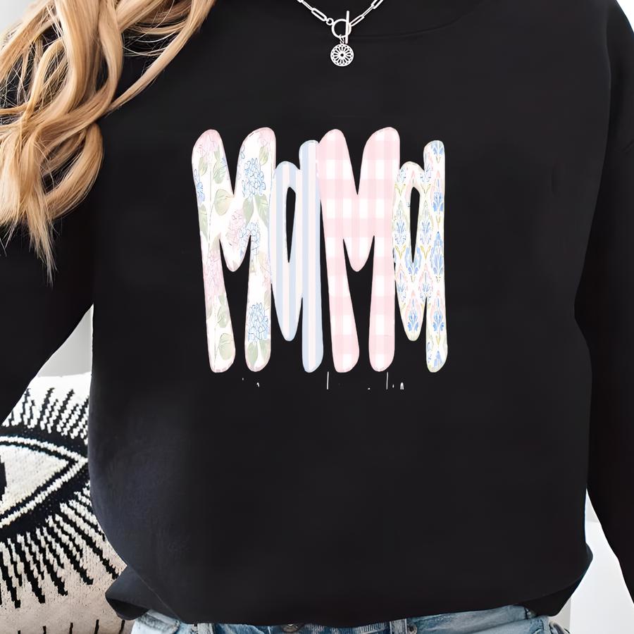 Custom Mama Sweatshirt, Gift For Mama, Personalized Mama Sweater, New Mom Crewneck Sweatshirt