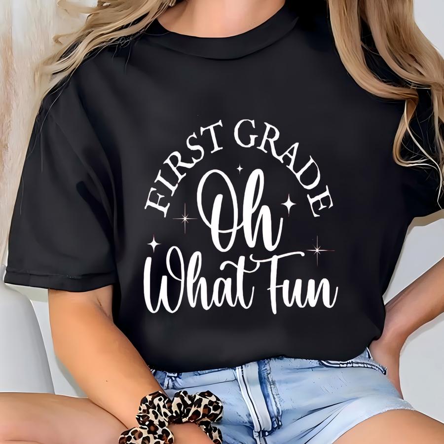 Oh What Fun For Teachers Christmas Tshirt All Is Calm Just Kidding Custom Grade Sweatshirt Funny Christmas Tee Sarcastic Teacher Shirt T-shirt