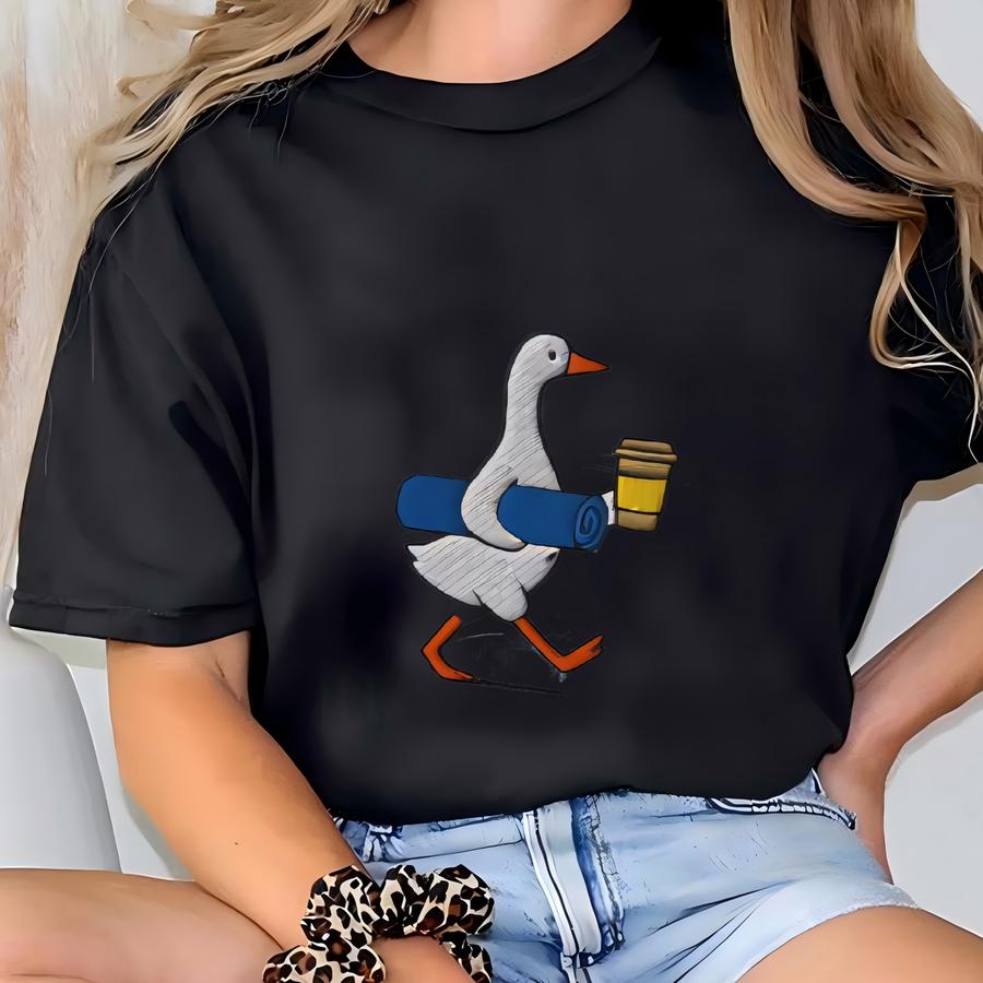 Silly Goose Yogi Sweatshirt, Funny Yoga Gift, Yoga Lover Sweatshirt, Meditation Shirt, Yogi Sweatshirt, Yoga Class Gift T-shirt