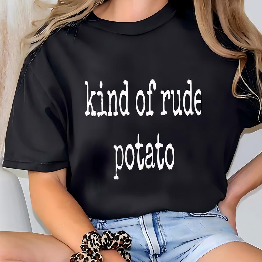 ® Funny Thanksgiving Couples Shirt, Sweet Potato Kind Of Rude Potato Matching Thanksgiving Family Shirts T-shirt