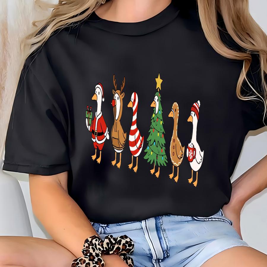 Jolly Goose Christmas Shirt, Holiday Tee T-shirt