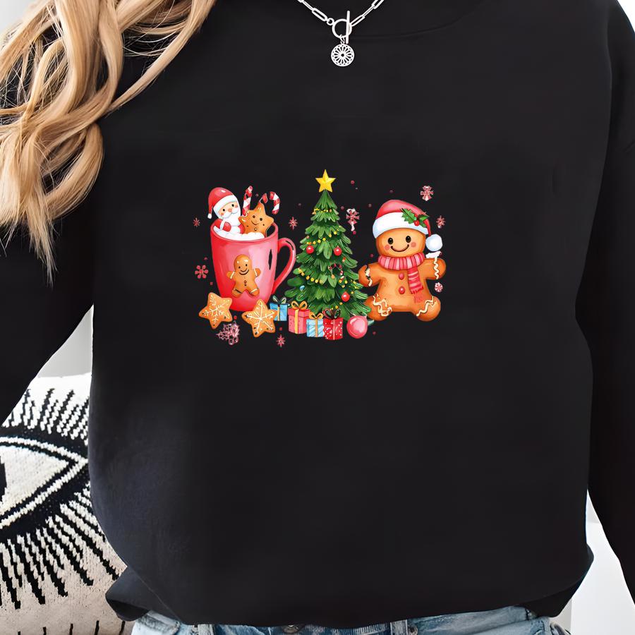 Just A Girl Who Loves Christmas Sweatshirt: Cute Holiday Hoodie, Christmas Lover Gift, Merry Xmas Shirt, S503 Sweatshirt
