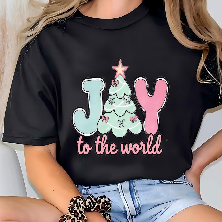 Joy To The World Christmas Toddler Shirt, Christmas Matching Sweatshirt, Christmas Family Hoodie, Christmas Youth Baby Shirt T-shirt