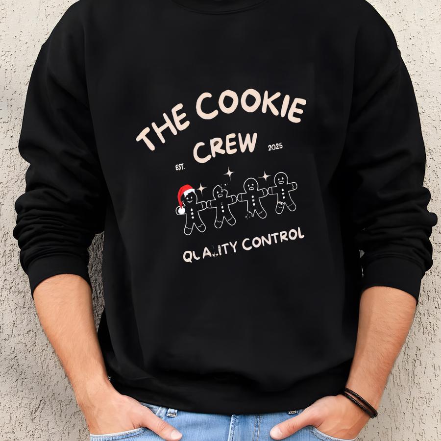 Custom Christmas Cookie Crew Shirt ®, Matching Family Christmas Shirts, Christmas Baking Shirt, Family Group Christmas Shirt Sweatshirt