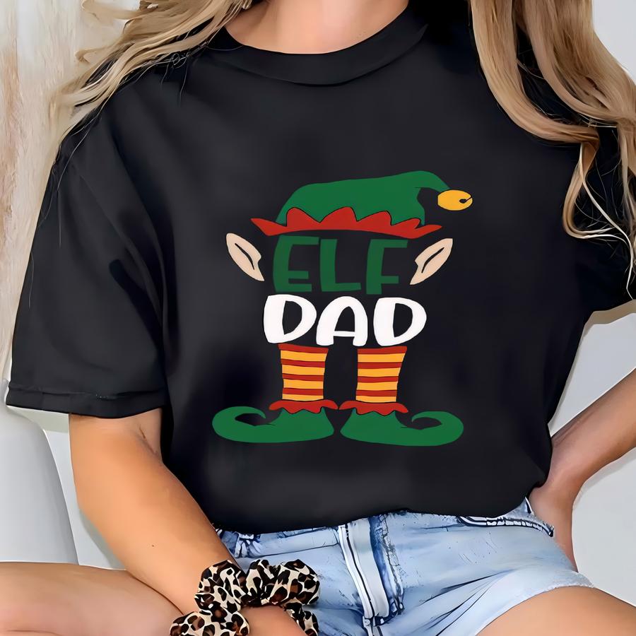 Custom The Elf Sweatshirt: Christmas Family Matching Tee, Personalized Family Elf Hoodie T-shirt