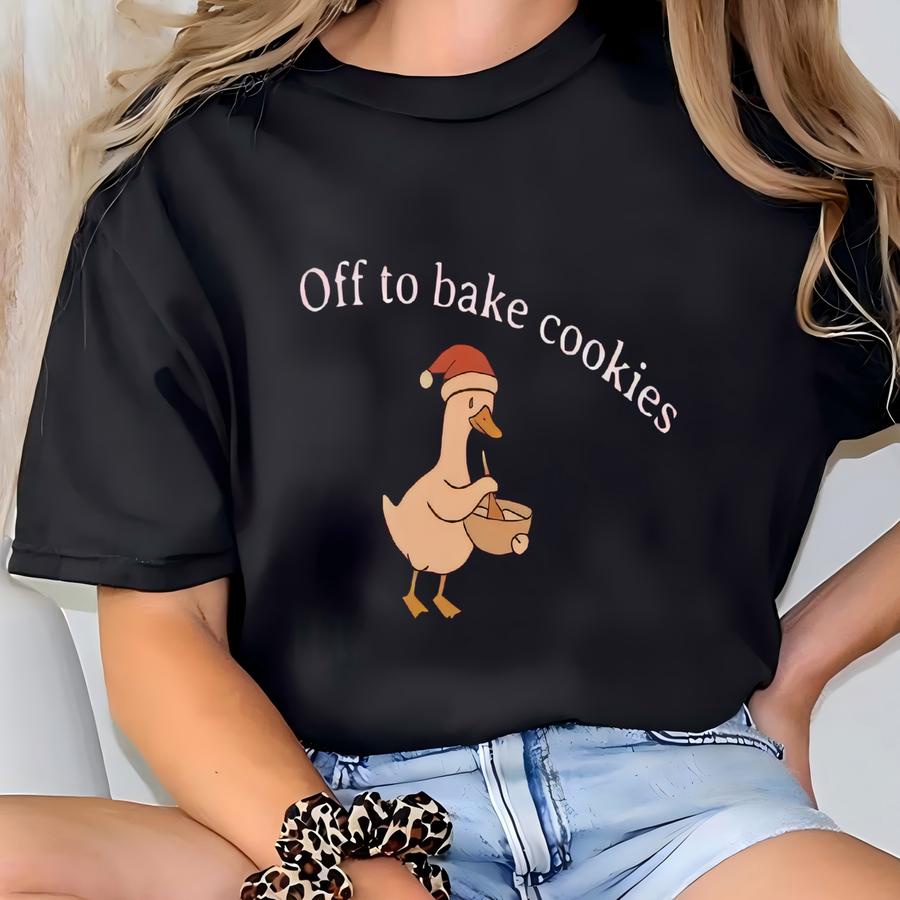 Couples Christmas Goose Shirt, Christmas Couple Shirt, Funny Goose Husband Wife Christmas Shirt, Ugly Xmas Sweater, Christmas Matching Tees T-shirt