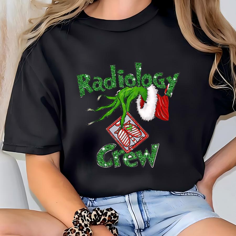 Radiology Crew Christmas Sweatshirt, Technologist Shirt, Nurse Gifts, Xray Tech Tee, Gift For Her T-shirt