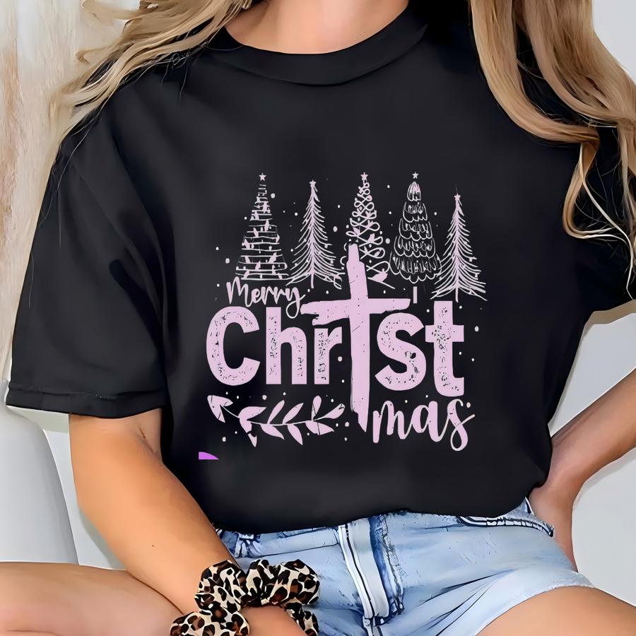 Christian Jesus Sweathirt, Christmas Bible Verse Tshirt, Faith Apparel Gift, Jesus Loves You, The Reason For The Season Christian T-shirt