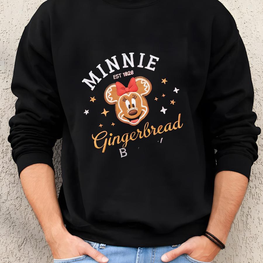 Mouse Cartoon Gingerbread Sweatshirt, Baking Co Mouse Cartoon Shirt, Christmas Sweatshirt, Christmas Gift Sweatshirt