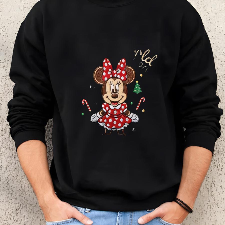 Mouse Couple Christmas Sweatshirt, Magic Kingdom Christmas Shirt, Matching Holiday Trip, Christmas Gift Sweatshirt