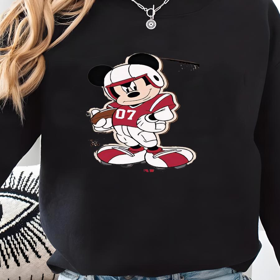 Personalized Football Ornament: Custom Team Colors, Name Number Sweatshirt