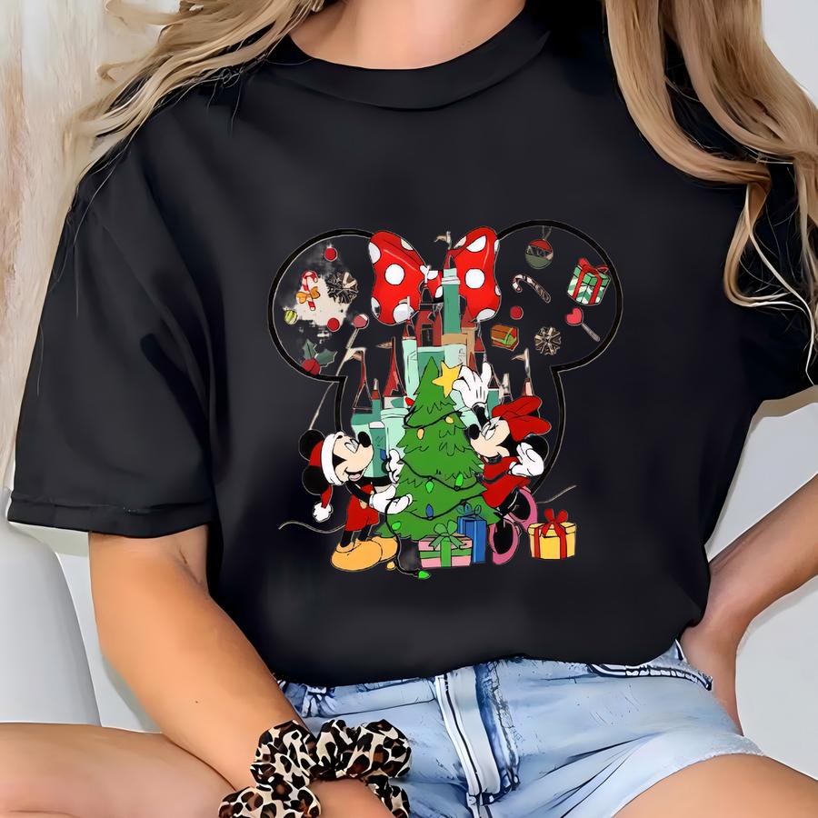 ’s Castle Christmas Shirt 2025, Double Sided Santa Shirt, And Couple Tee T-shirt
