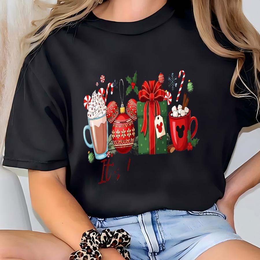 Christmas Sweatshirt, Holiday Hoodie, Hot Chocolate Sweatshirt, Land Christmas Hoodie, Snacks Sweater, Xmas Gift T-shirt