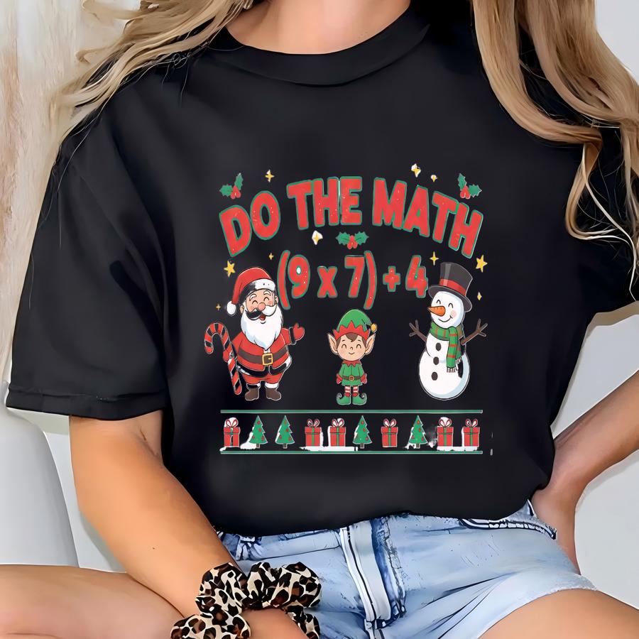 Funny Math Teacher Sweatshirt,christmas Teacher Sweatshirt,67 Meme Sweatshirt,math Meme Graphic Tee,classroom Humor,six Seven Meme Xmas T-shirt