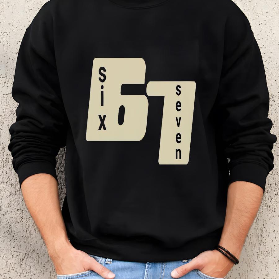 Kids 67 Meme Shirt| 6 7 Hooded Sweatshirt | Youth Six Seven Hoodie Sweatshirt
