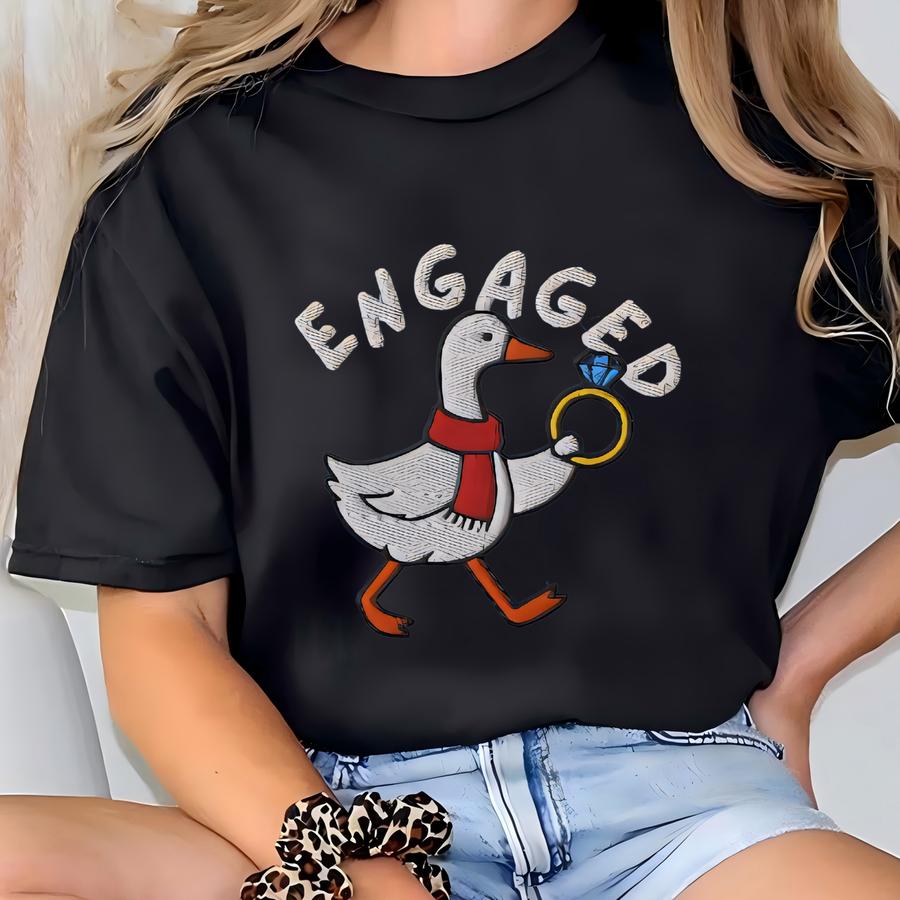 Winter Engagement Shirt, Gift For Bride, Gift For Her T-shirt