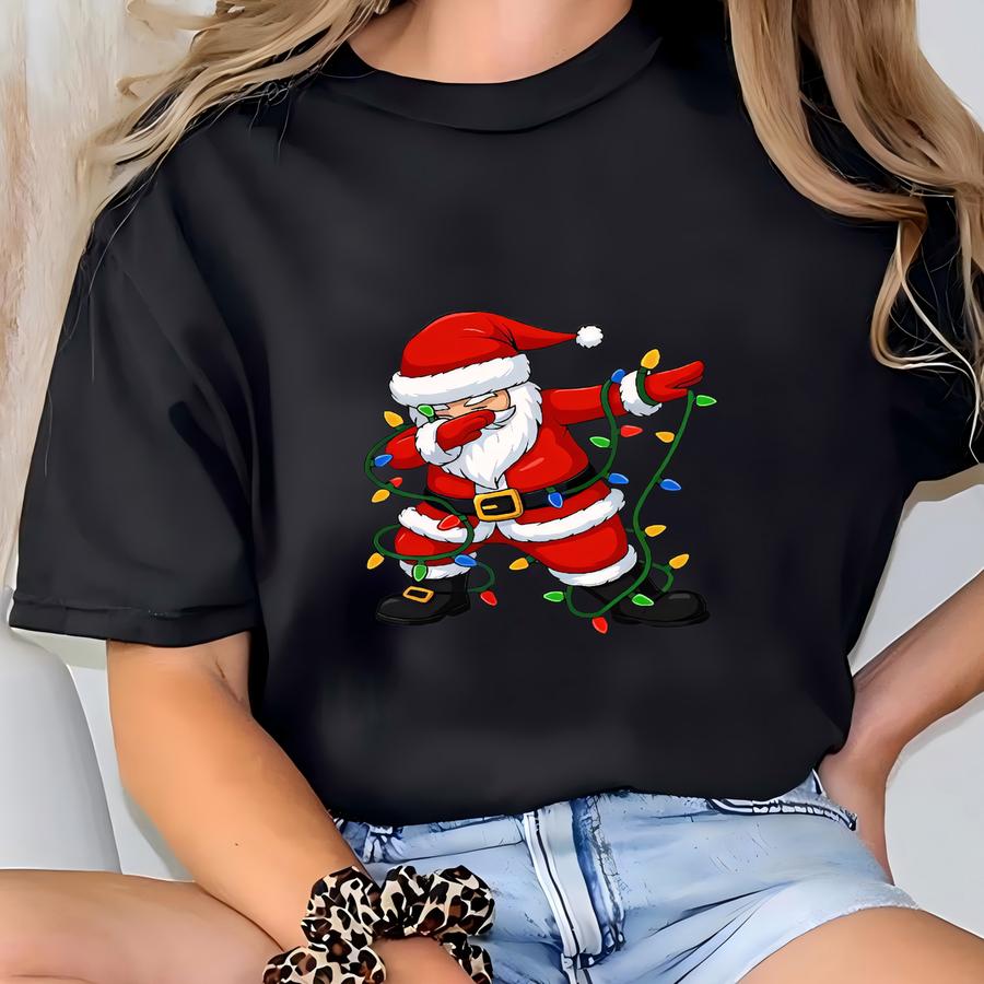 Santa Says Six Seven Shirt, Funny Generation Z, Funny Santa Shirt, Viral Internet Meme Humor Shirt, Number Meme Shirts, 6 7 Meme Christmas T-shirt