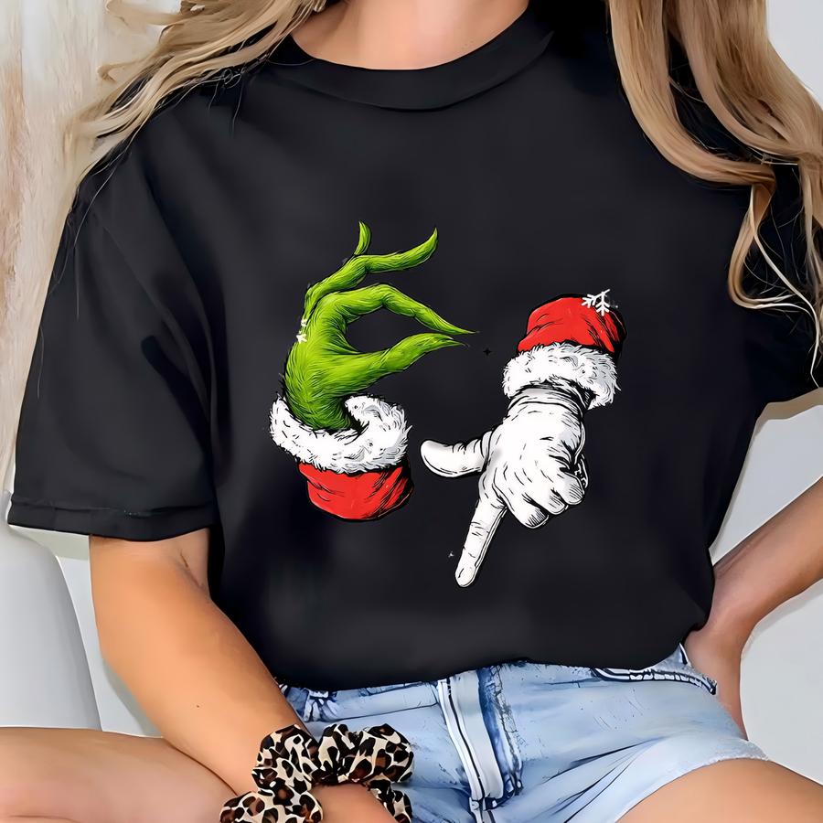 Funny Six Seven Meme Christmas And Santa Sweatshirt, Viral Funny 6 7 Christmas Shirt, Internet Joke, Xmas 6 7 Christmas Movie Shirt T-shirt